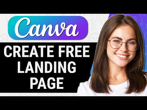 How to Create a Free Landing Page with Canva (Easy Landing Page Tutorial) [Video]