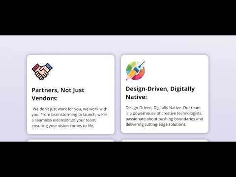 Landing Page Inspiration for Design Agency Website [Video]