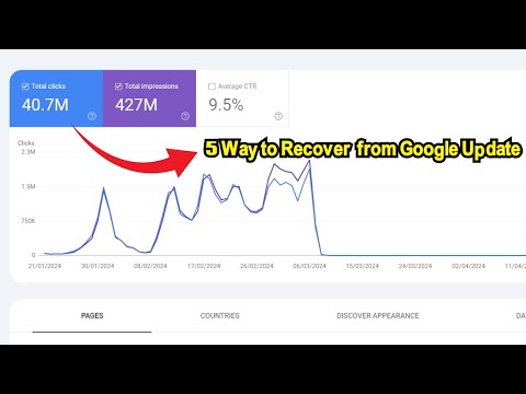 5 Ways to Recover from Google Update March 2024 Google Core Update | Recover Traffic | Google Update [Video]