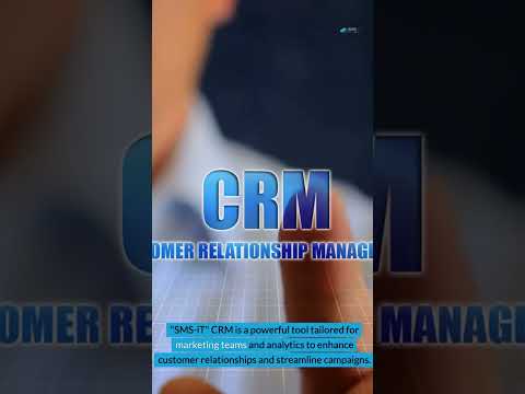 SMS-iT CRM for Marketing Teams and Analytics [Video]