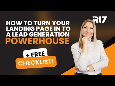 Turn your LANDING PAGE into a lead generation POWERHOUSE [Video]
