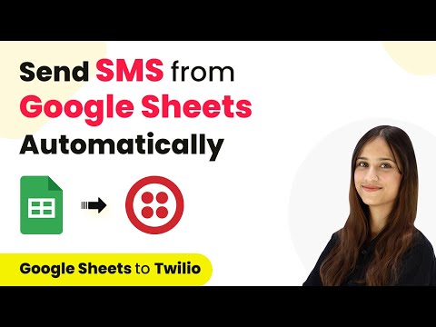 How to Send SMS from Google Sheets Automatically | Google Sheets to Twilio [Video]