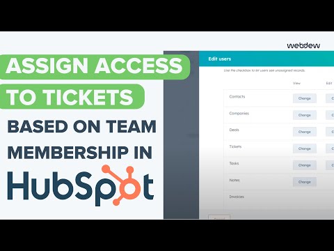 How to assign Access to Tickets based on Team Membership in HubSpot [Video]