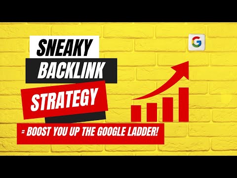 Sneaky Backlink Strategy – boost your Google Rankings [Video]