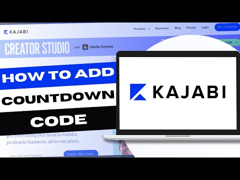 How To Add Countdown Code To Kajabi | Deadline Funnel Kajabi Integration [Video]