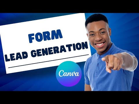 How to Create Lead Generation Form in Canva? ( Lead Conversion ) [Video]