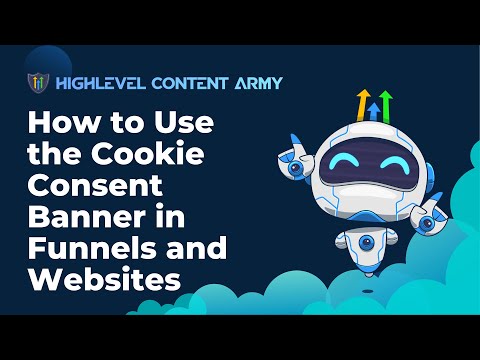 How to Use the Cookie Consent Banner in Funnels and Websites [Video]