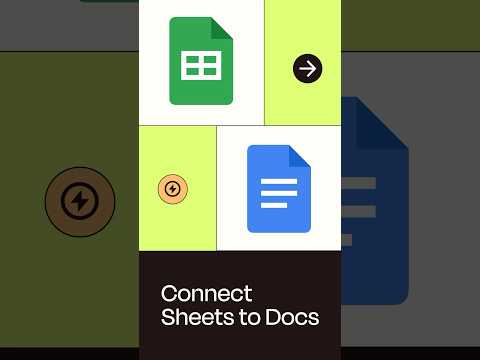 Google Sheets to Docs: Master of Efficiency! [Video]