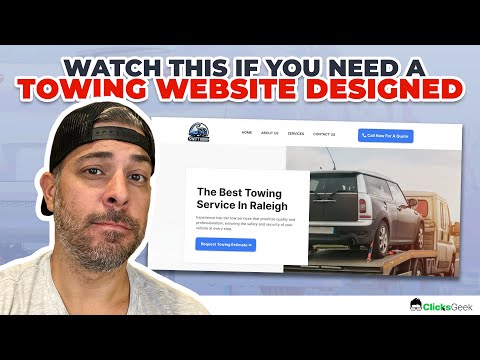 Tow Websites | Towing Service Website Design | Websites For Towing [Video]
