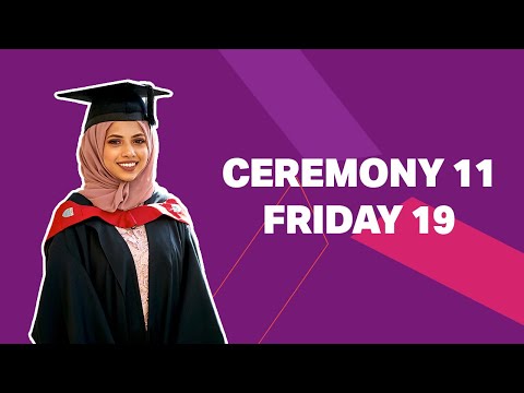 Aston University Graduation – Ceremony 11 – Friday 19 July 13.30 [Video]