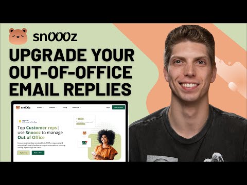 Personalize Your Out-of-Office Email Replies with Snoooz [Video]
