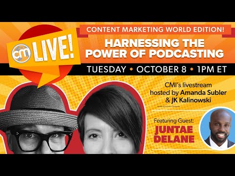 Harnessing the Power of Podcasting | Live With CMI: CMWorld Special Edition [Video]