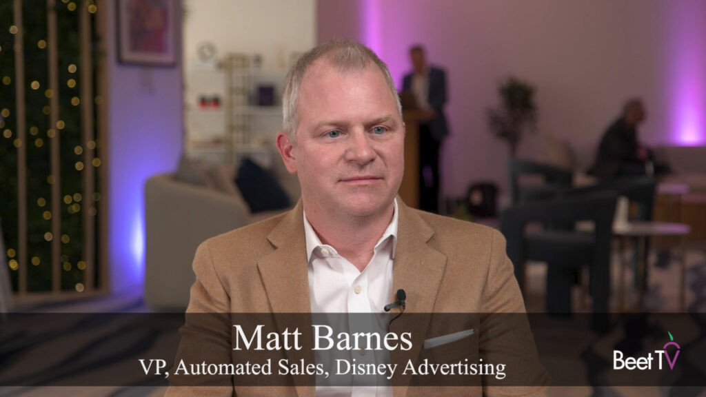 Disneys Barnes Sees Programmatic Dominating Advertising  Beet.TV [Video]